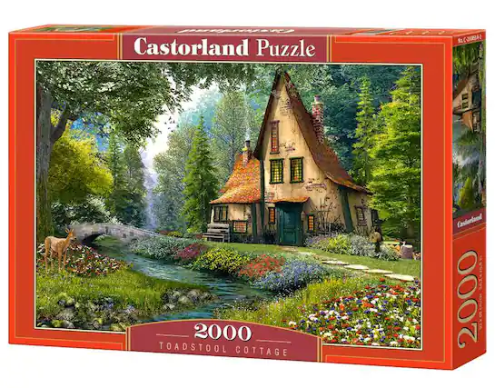 Castorland Puzzle, C-200684-2, 2000, TOADSTOOL COTTAGE, Castorland, 3622688, 2000 #/2