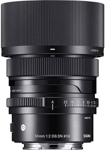 LH633-01  
LABFEE A  
22 16 11 8 5.6 4 2.8  
50mm 1:2 DG DN  
Φ58  
SIGMA  
5605177N