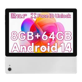 BESTSKI - BSETSKI-10" Tablet - Android 14 - WiFi 6 - Octa-Core - 8GB(3+5 Expand) RAM - 64GB Storage - 5000mAh Battery - White