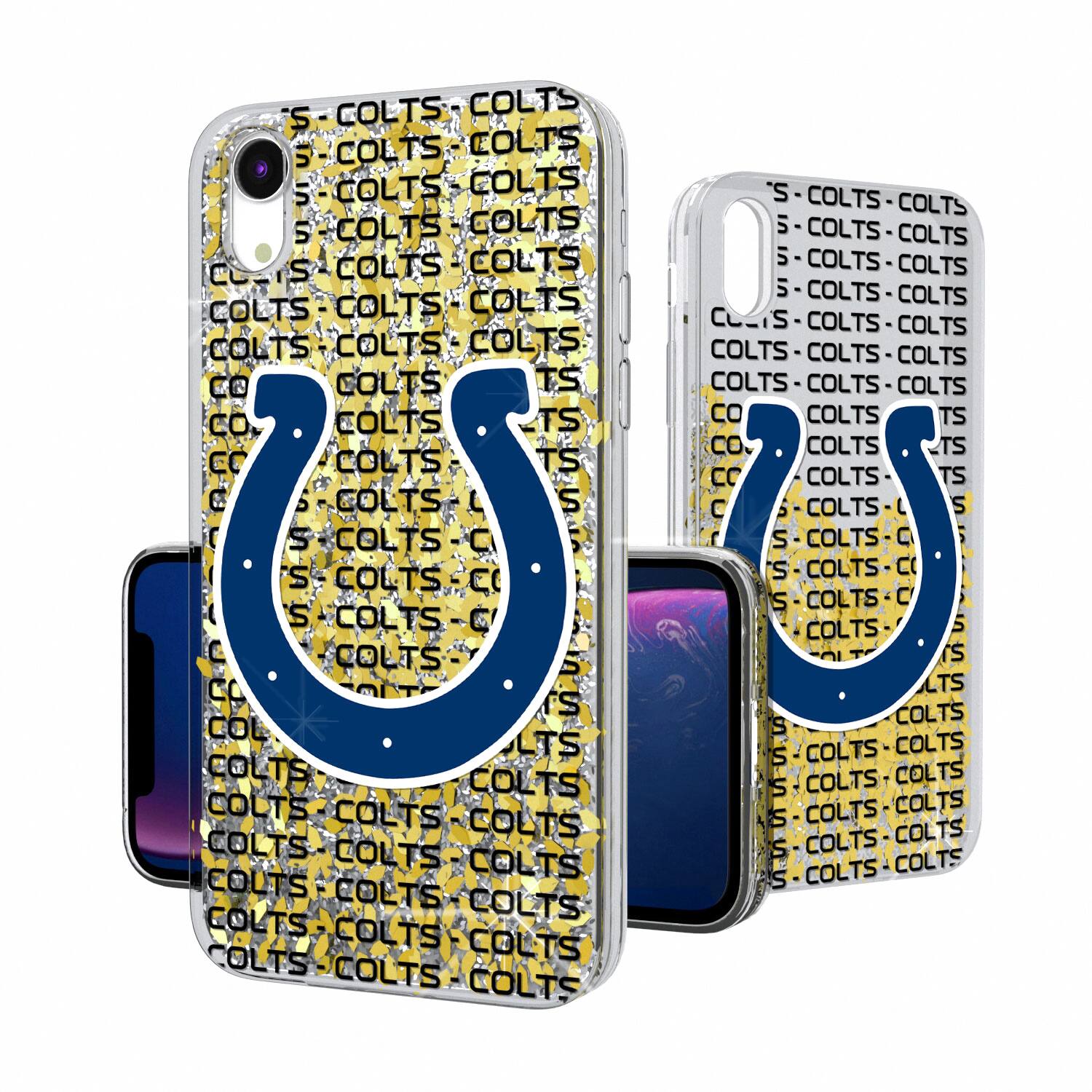 Keyscaper - NFL - Indianapolis Colts iPhone Text Backdrop Design Glitter Case - 14 Pro Max - Multicolor price history on PriceWatchPro