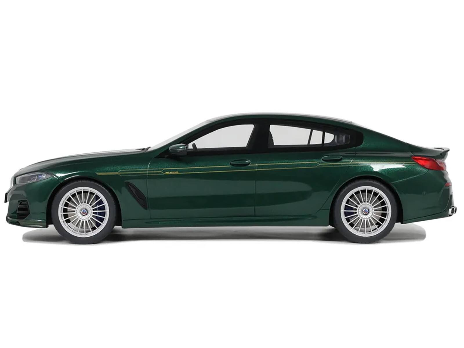 Back. GT Spirit - 2023 BMW Alpina B8 Gran Coupe Green Metallic 1/18 Model Car by GT Spirit - Green Metallic.