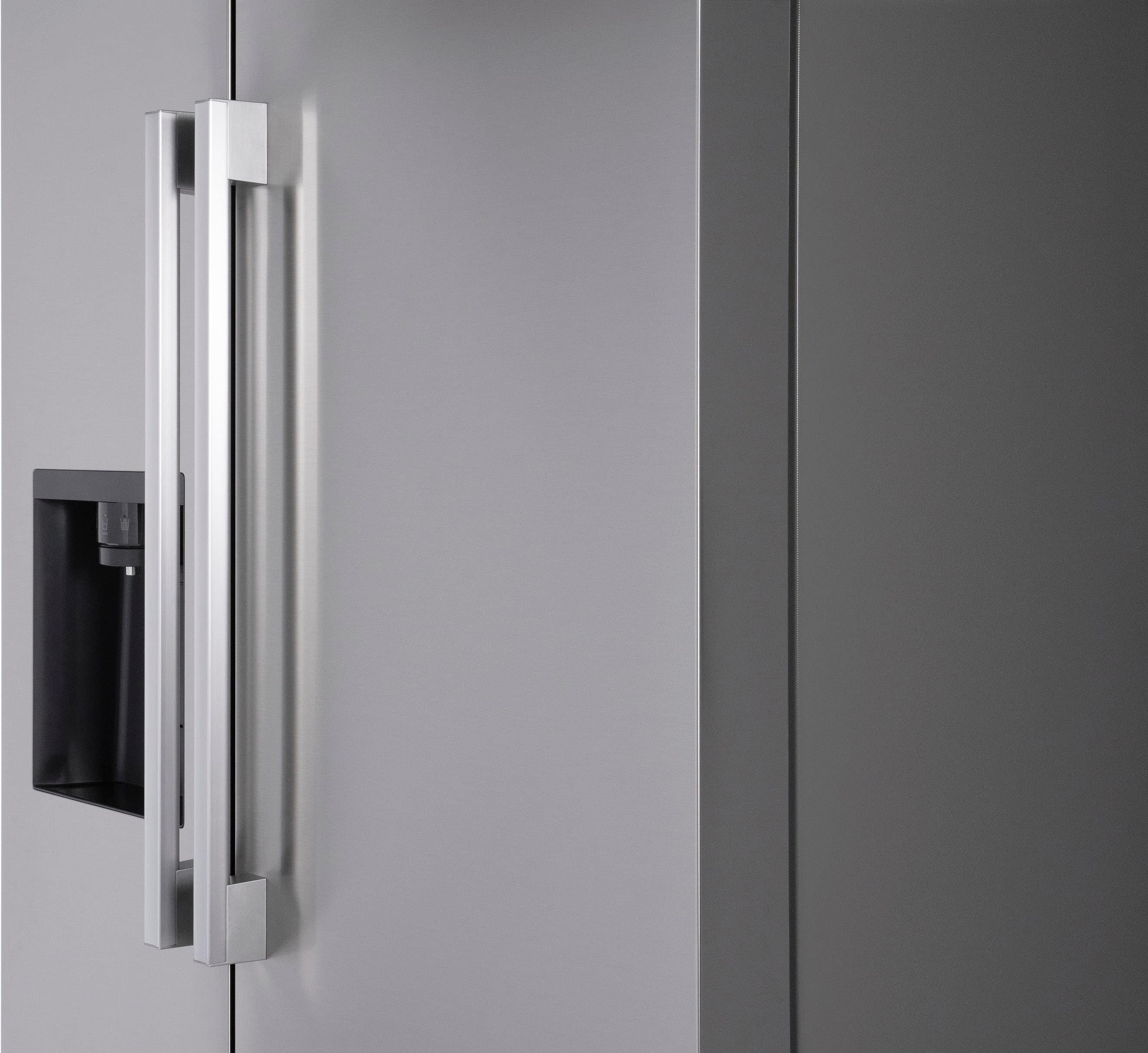 Alt View 2. LG - 26.6 Cu. Ft. Side-by-Side Smart Refrigerator with External Ice and Water - PrintProof Stainless Steel.