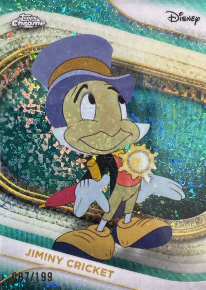 TOPPS Chrome  
Disney  
JIMINY CRICKET  
087/199