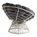 Alt View 12. OSP Home Furnishings - Papasan Chair - Grey.