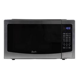 Avanti - 1.1 cu ft Black/Silver Microwave 1000 W - Black | Silver