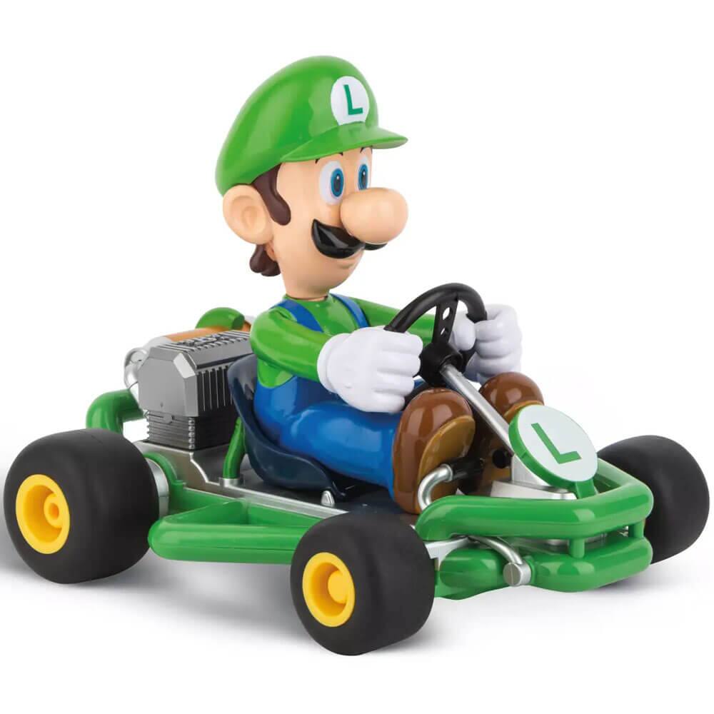 Alt View 2. Carrera - Carrera 370200984P 2.4 GHz Mario Kart Pipe Kart RC Car - Luigi - Black.