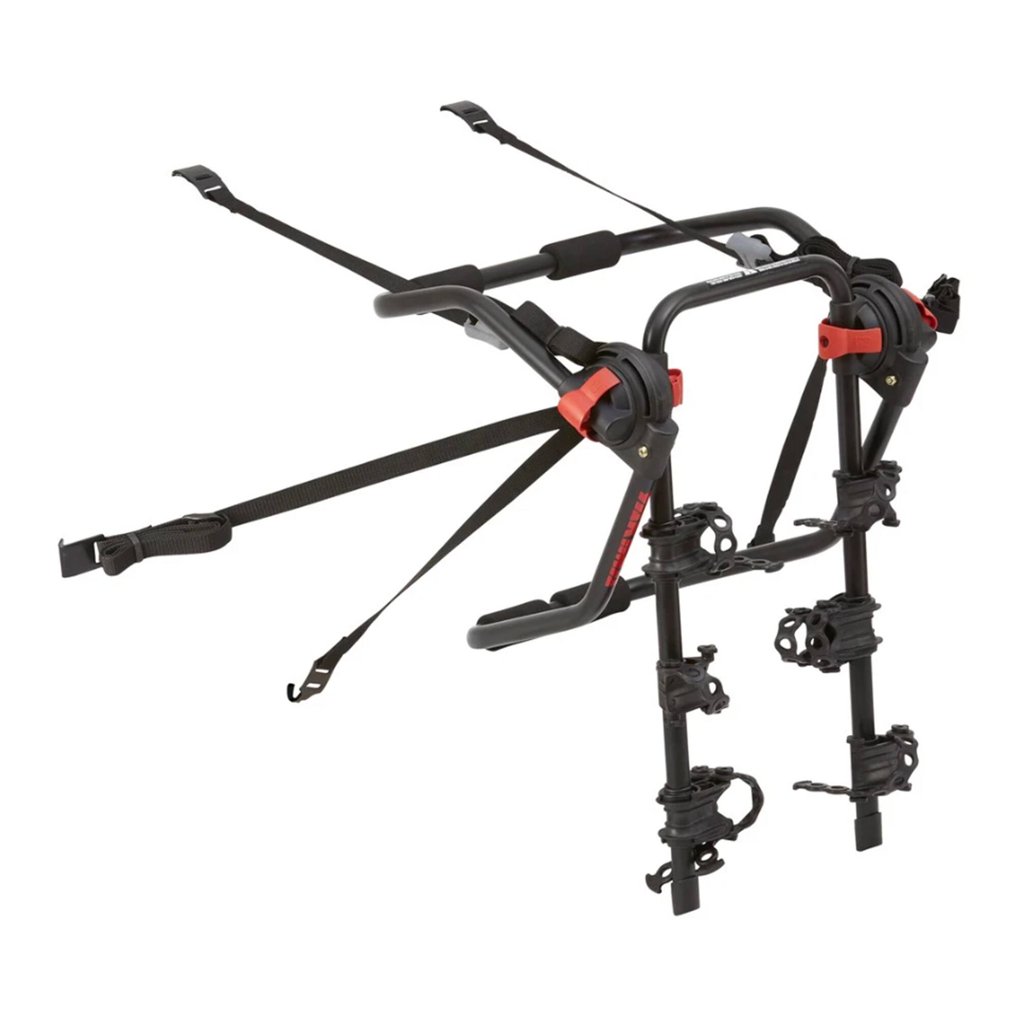 Alt View 1. Yakima - Yakima HangOut Car Trunk Compact Foldable 3 Bicycle Mount Rack Carrier, Black - Black.