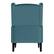 Alt View 12. ProLounger - Schryer Wingback Pushback Recliner - Medium Blue.