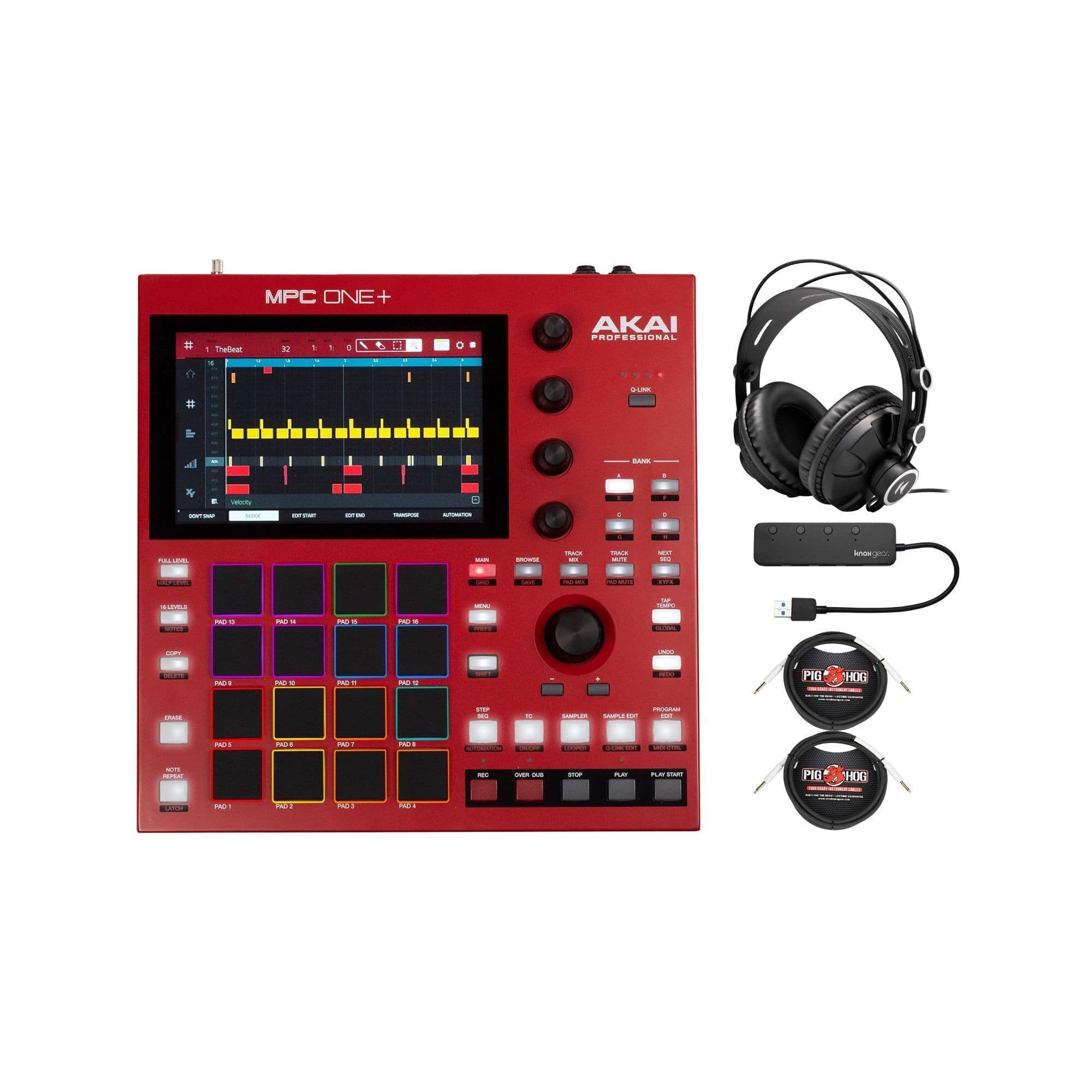 Akai Professional MPC One+ MIDI Controller with Monitor Headphones