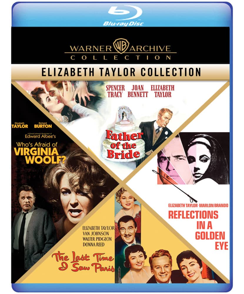Elizabeth Taylor-4 Film Collection   - BluRay