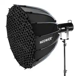 Neewer - 35" Parabolic Softbox Kit with Bowens Mount - Includes Diffusers for Aputure & Godox LED Lights