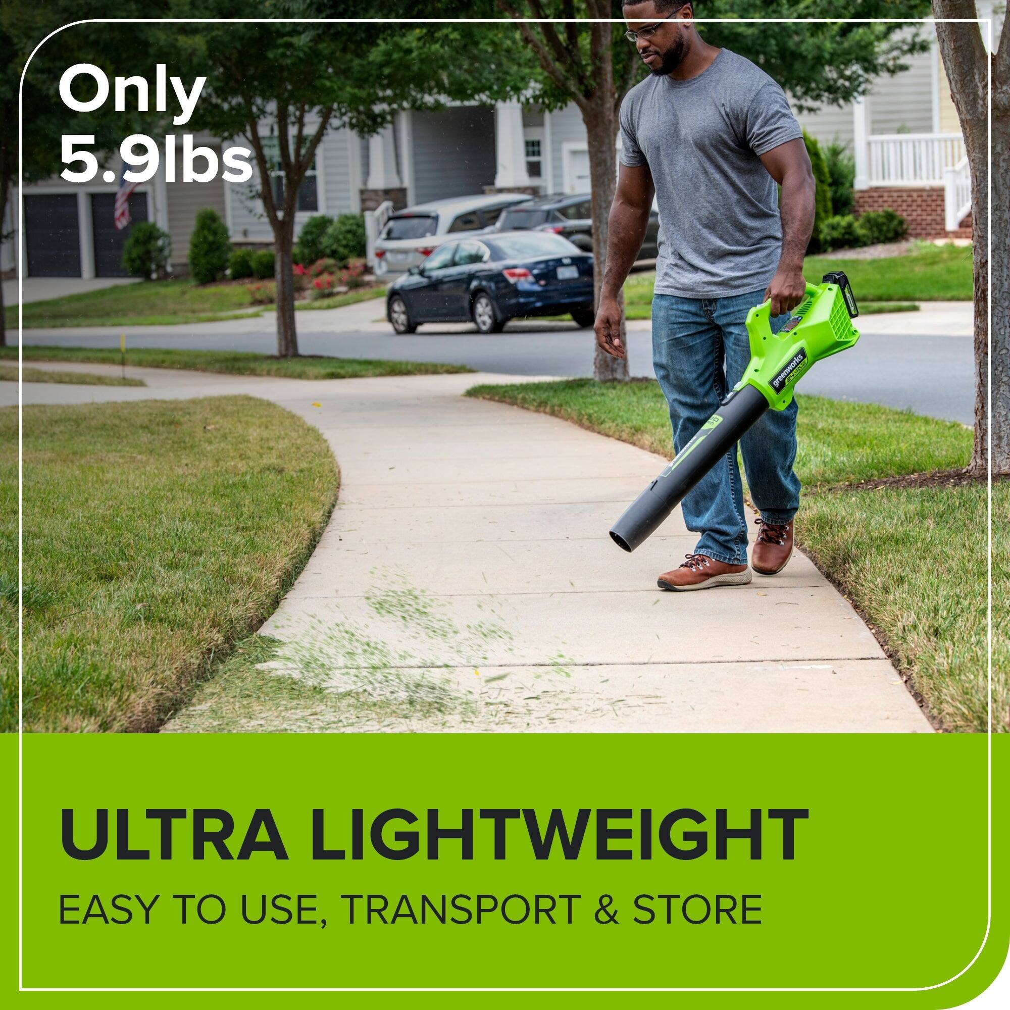 Only 5.9lbs

ULTRA LIGHTWEIGHT
EASY TO USE, TRANSPORT & STORE