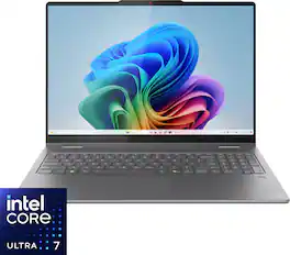 Lenovo - Yoga 7i 2-in-1 16" 2K Touchscreen Laptop - Core Ultra 7 Processor 266V 2024 - 16GB Memory - 512GB Storage - Copilot+ PC - Luna Grey