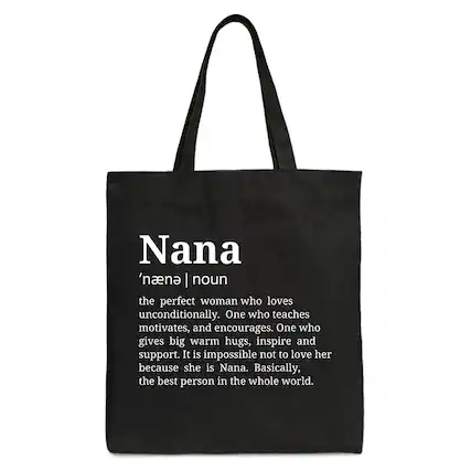 Nana 'naena | noun
the perfect woman who loves unconditionally. One who teaches, motivates, and encourages. One who gives big warm hugs, inspire and support. It is impossible not to love her because she is Nana. Basically, the best person in the whole world.