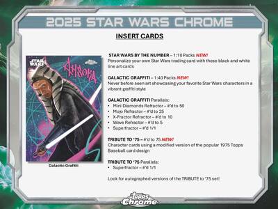 Topps Chrome 2025 Star Wars Value Box Topps Chrome 2025 Star Wars Value Box