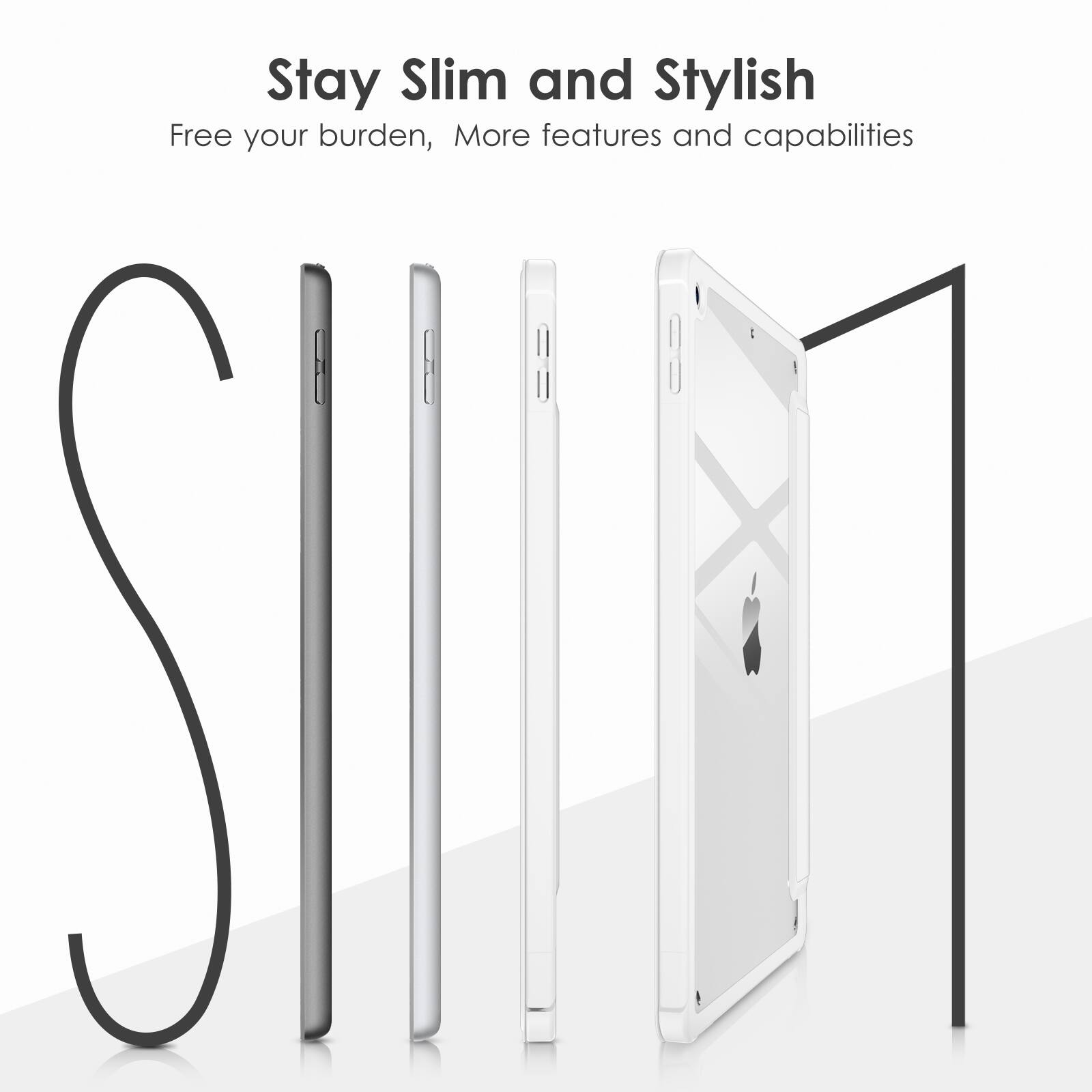 Stay Slim and Stylish  
Free your burden, More features and capabilities