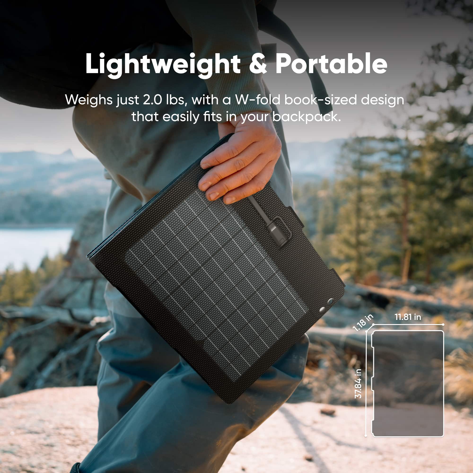 Jackery Explorer 300D Portable Power Station with 40W Air Solar