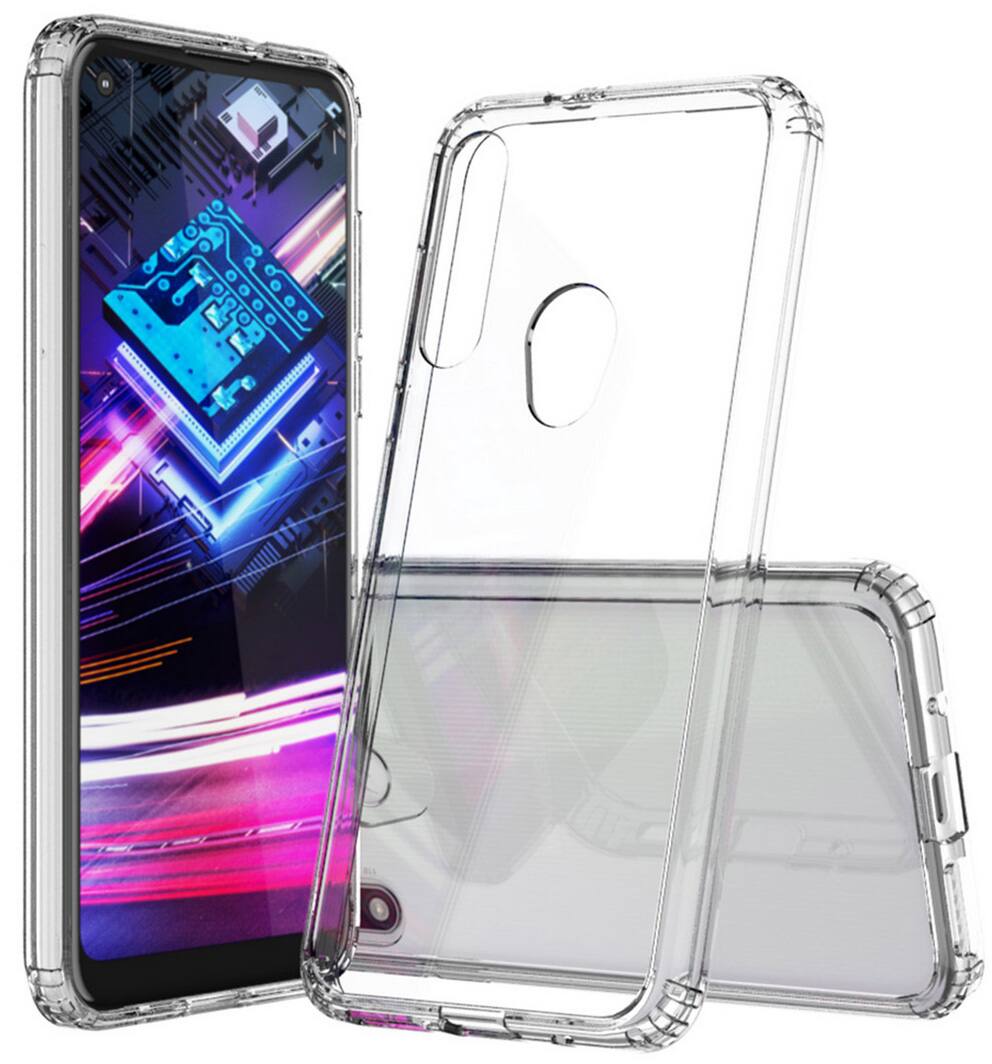 Front. Nakedcellphone - Clear Case for Motorola Moto G Fast - Clear.