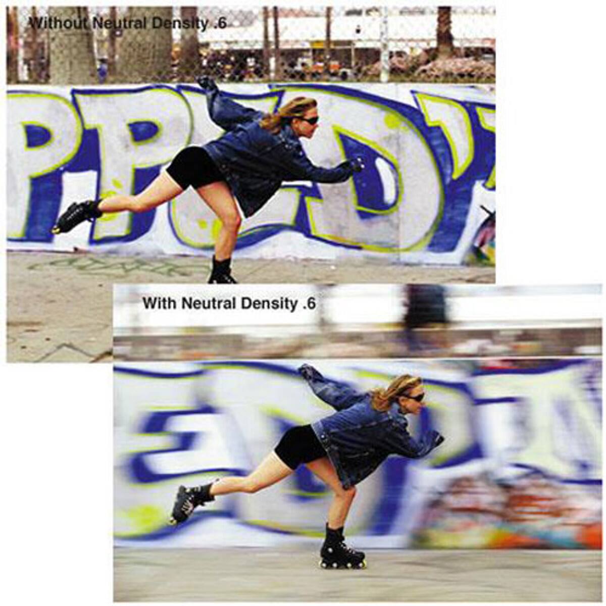 Without Neutral Density .6  
With Neutral Density .6