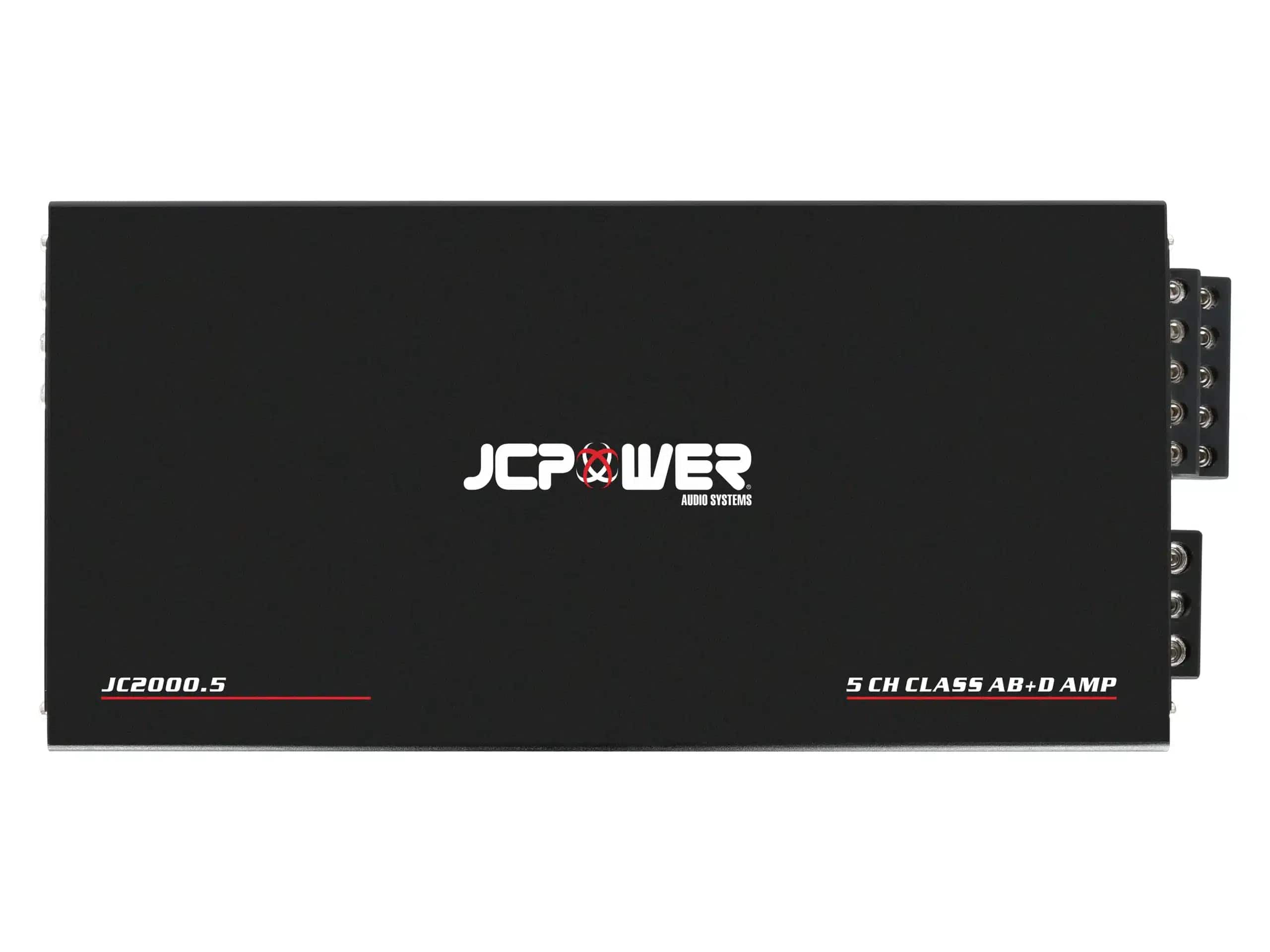 JCPower Audio Systems - JC-Series 2000w 5-Channel Amplifier - Black