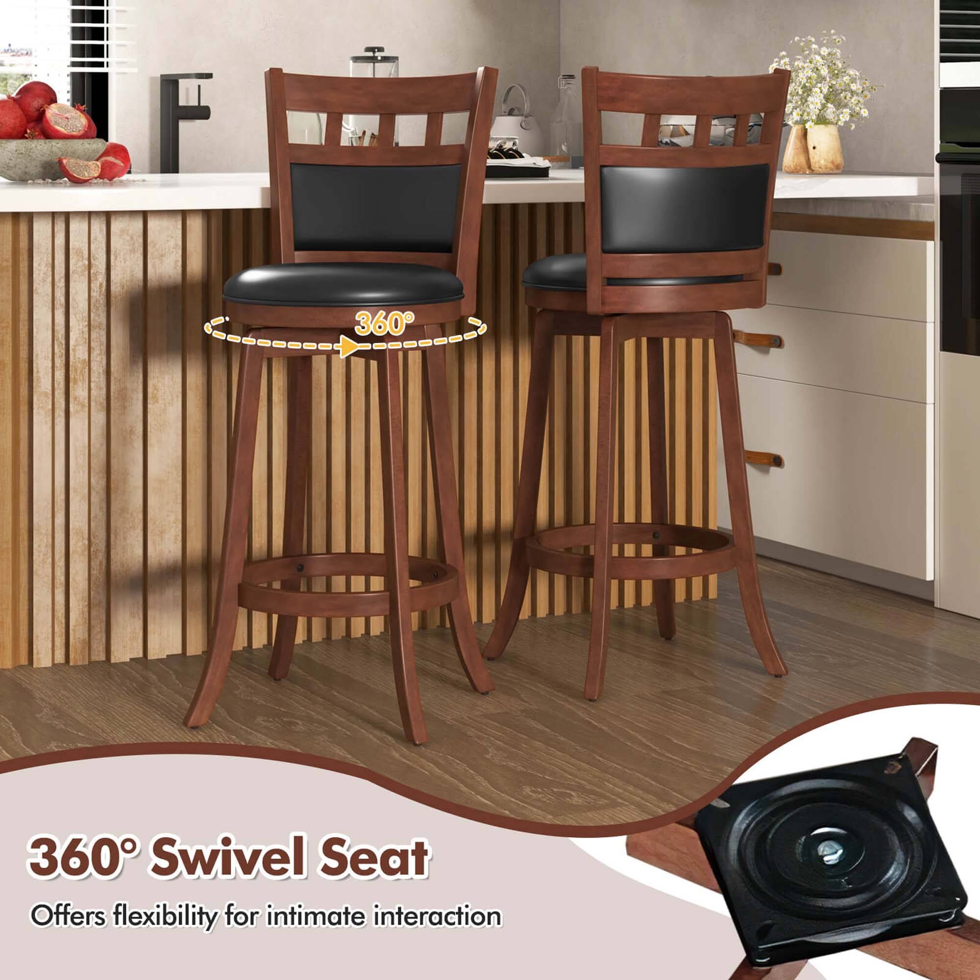 360° Swivel Seat Offers flexibility for intimate interaction