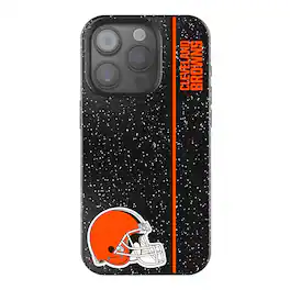 Keyscaper - NFL - Cleveland Browns iPhone Bling Case - 14 Plus - Black