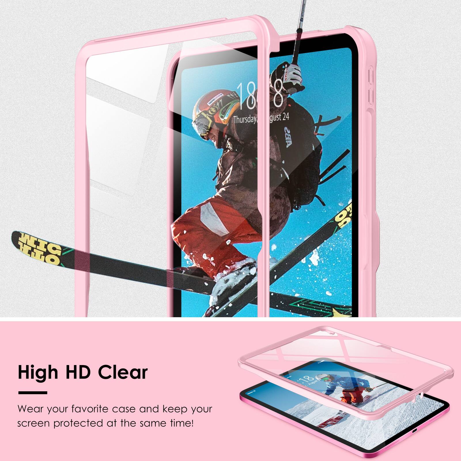 18 Thursday, 8 August 24  
ABS WIC 8 High HD Clear  

Wear your favorite case and keep your screen protected at the same time!