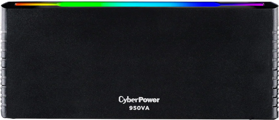 CyberPower GX950UC Gaming UPS System with RGB Lighting and USB Charging ...