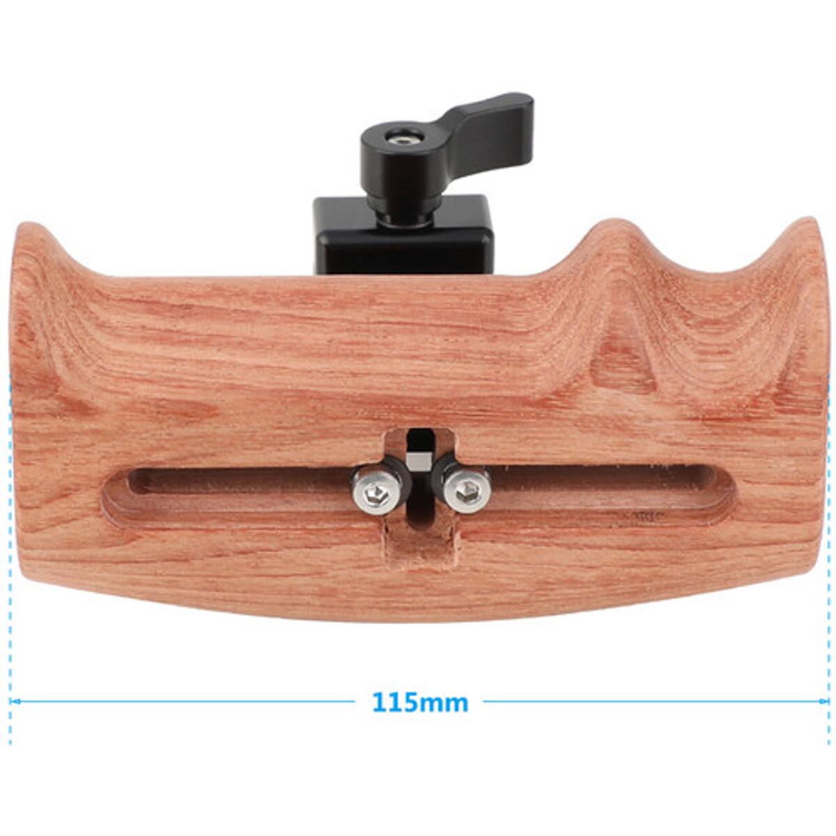 Alt View 3. CAMVATE - CAMVATE Wooden Handle Grip for DSLR Camera Cage Rig (Either Side).