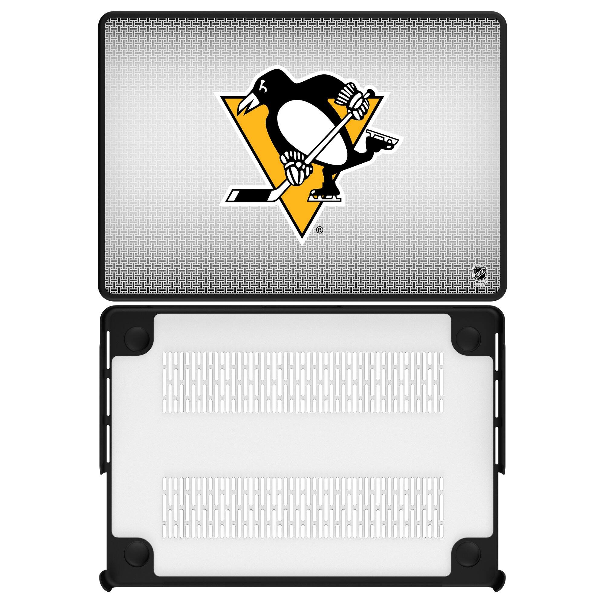Front. Keyscaper - Pittsburgh Penguins Linen MacBook Case - Air 15 in - Multicolor.