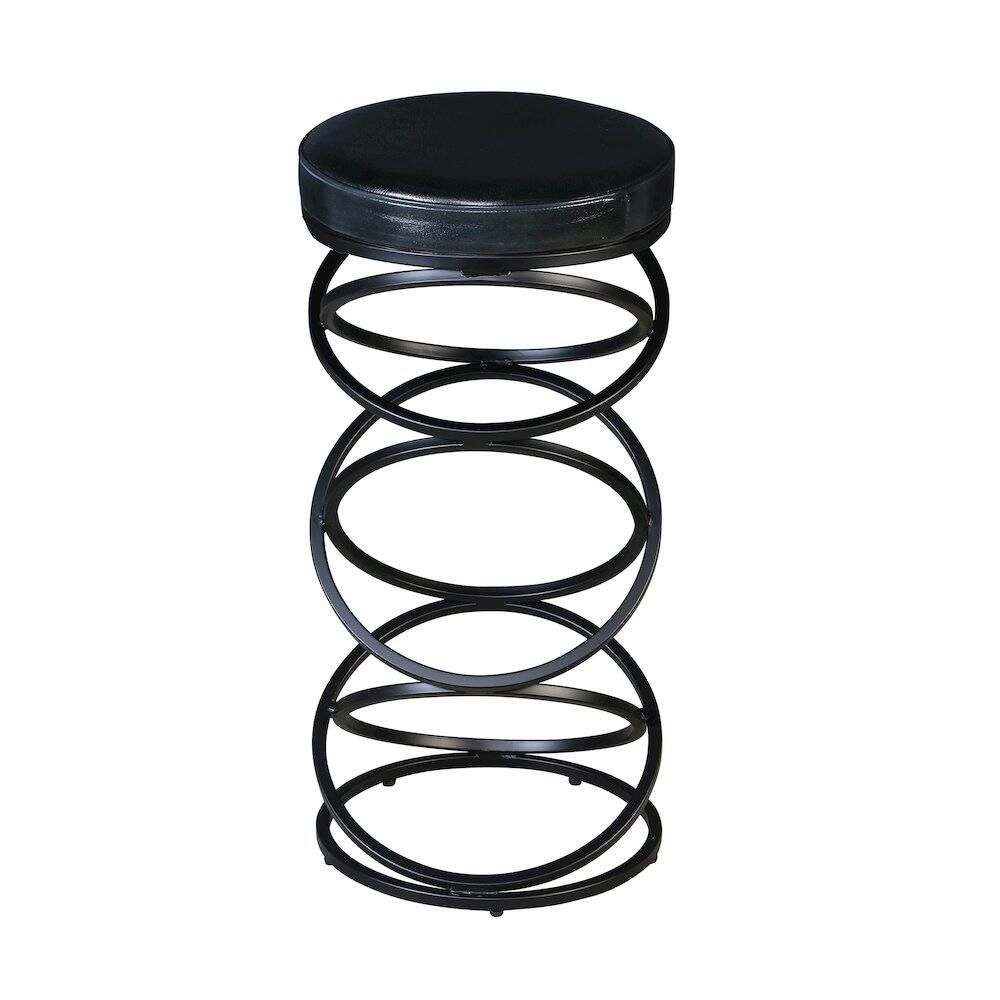 Alt View 2. Porter Designs - Polaris Leather 30" Bar Stool - Gray.