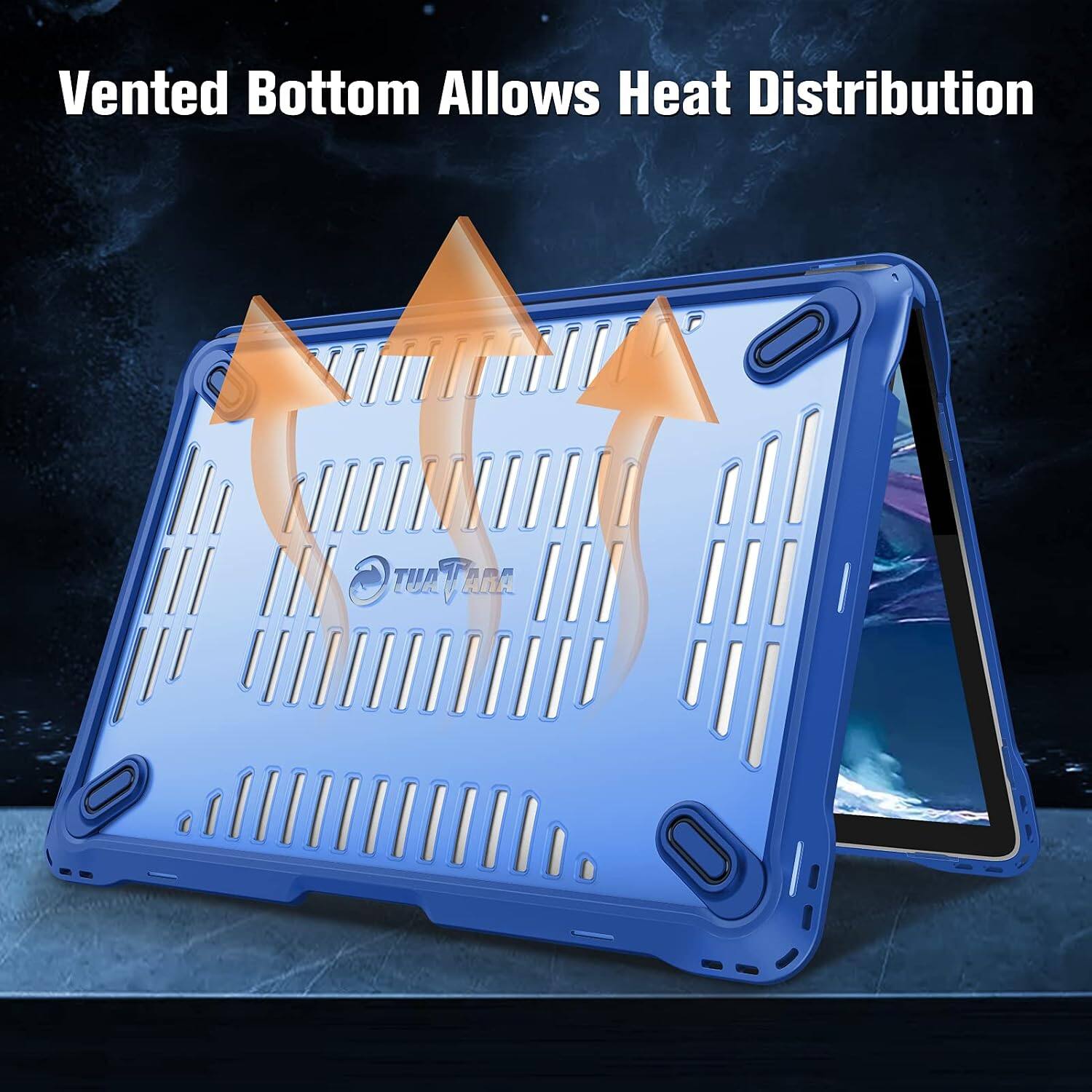 Vented Bottom Allows Heat Distribution