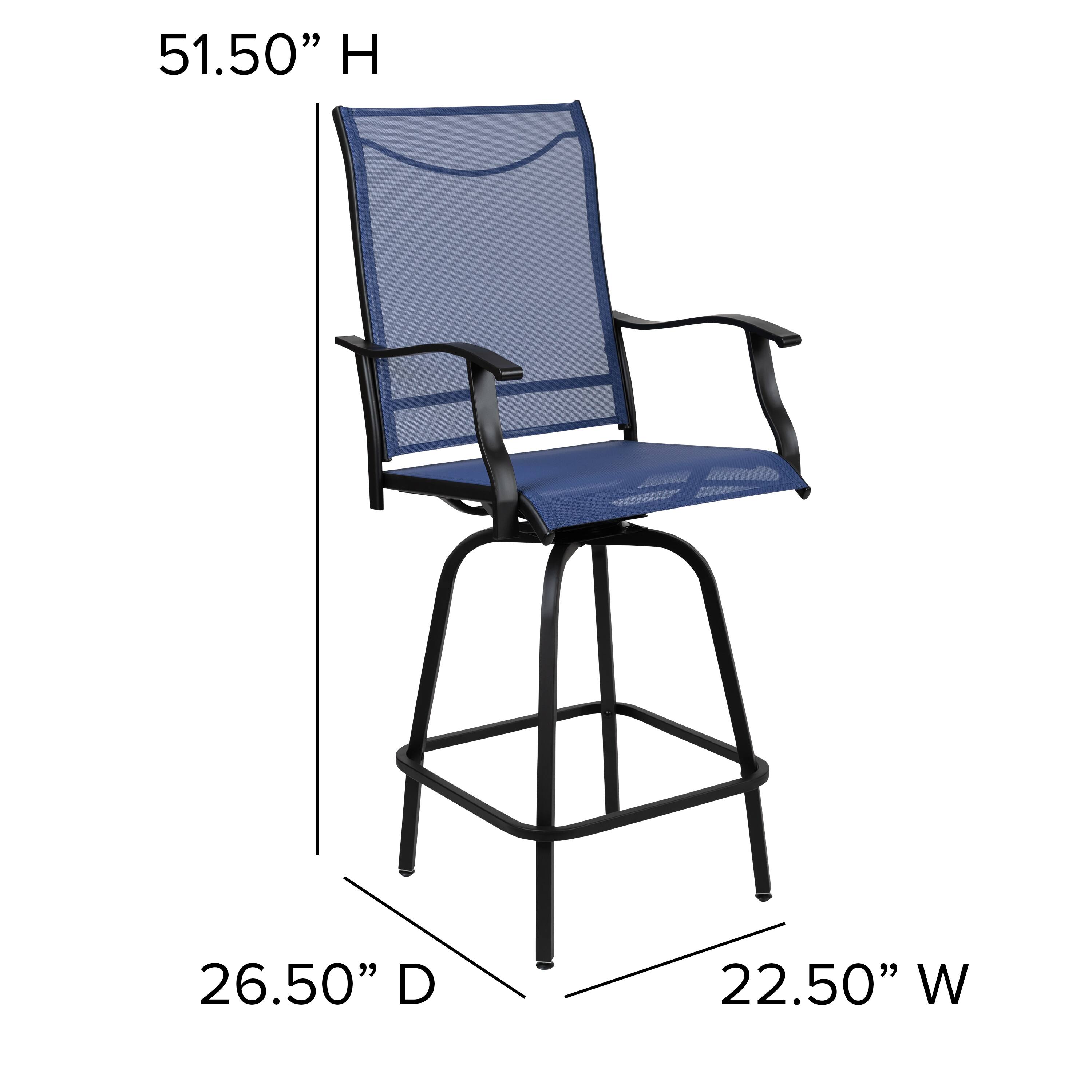 51.50" H  
26.50" D  
22.50" W