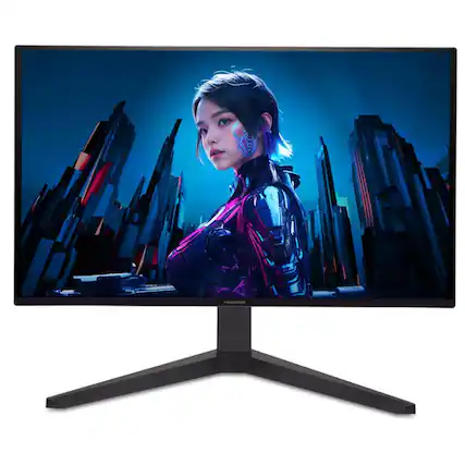 Front. Acer - Predator X27U W1bmiipprx 26.5" QD-OLED Gaming Monitor 2560 x 1440 240Hz 200Nits 0.03ms 100x100mm VESA AMD FreeSync 16:9.