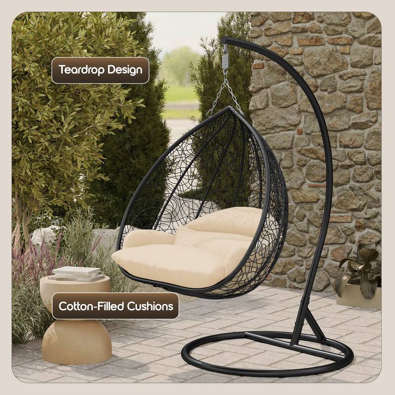Teardrop Design  
Cotton-Filled Cushions