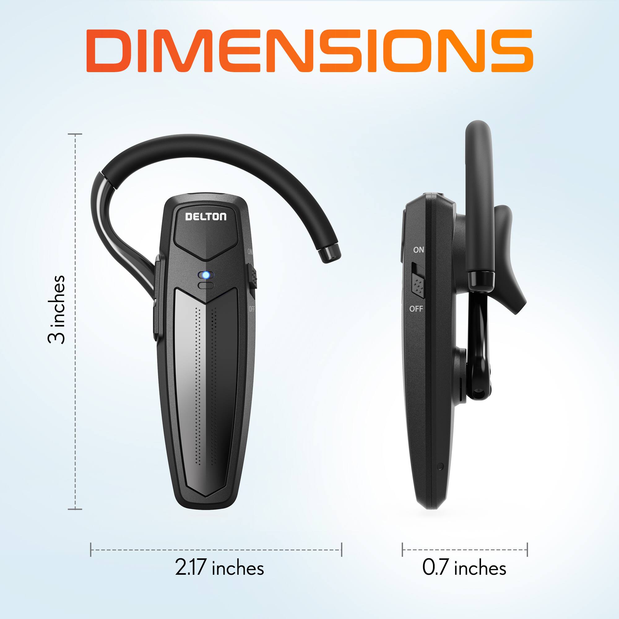 DIMENSIONS DELTON  
3 inches  
2.17 inches  
0.7 inches