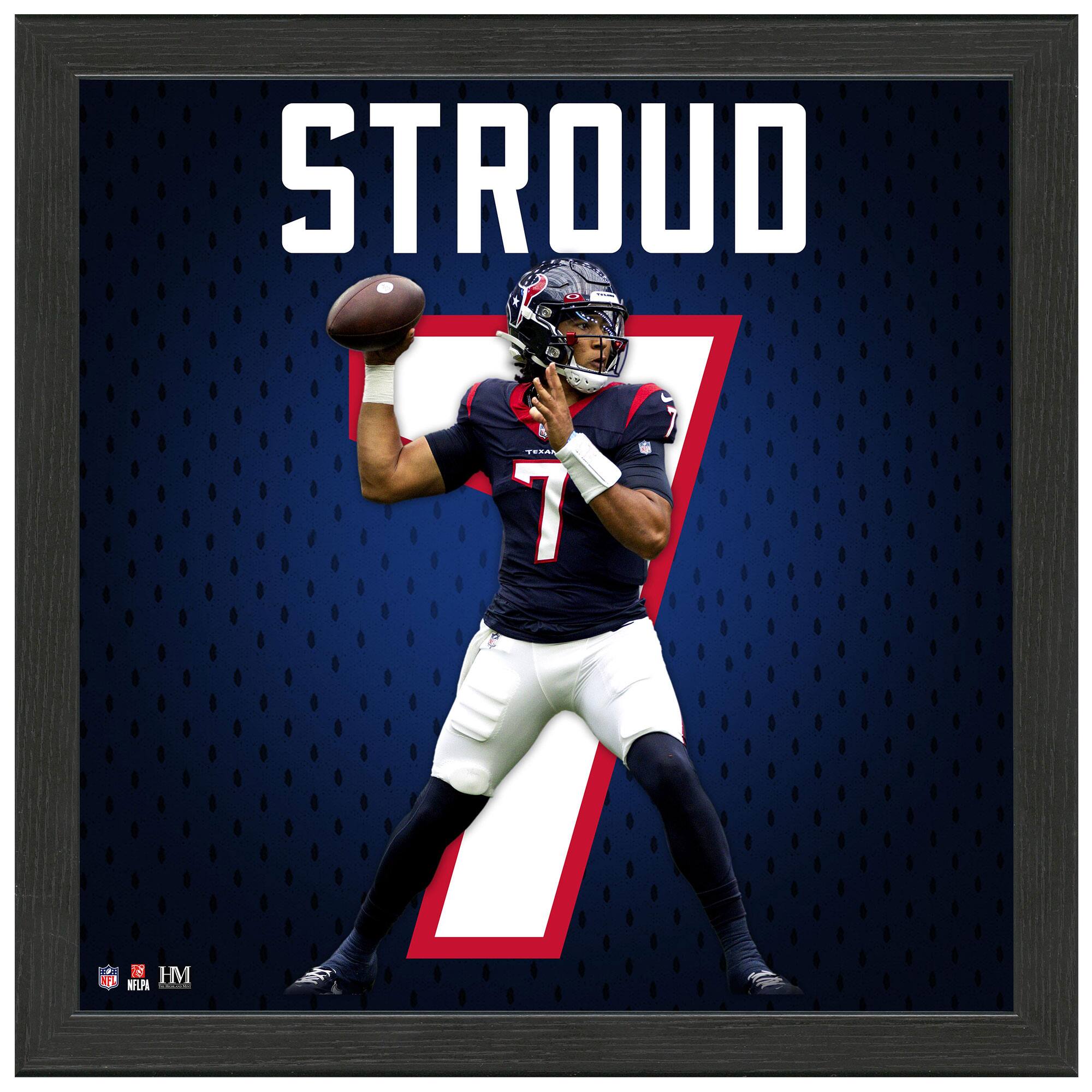 "Highland Mint - C.J. Stroud 13"" x 13"" Impact Jersey Frame - Multicolor" price history on PriceWatchPro