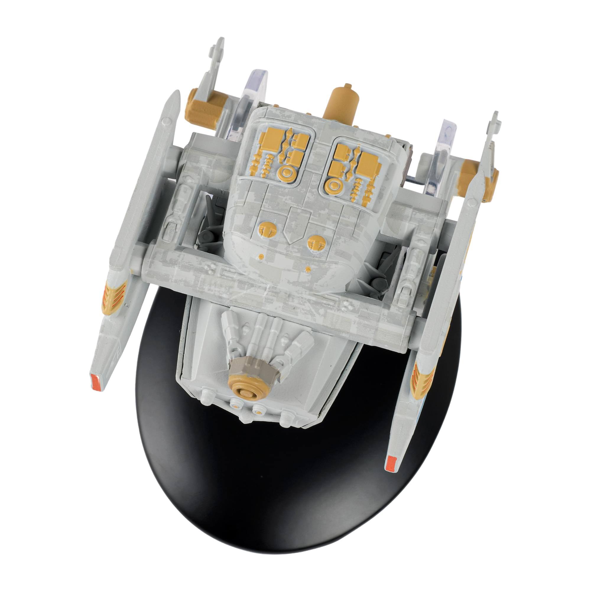 Alt View 3. Eaglemoss - Eaglemoss Star Trek Starship Replica | Federation Tug - Grey.