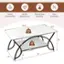The text on the image is grouped and corrected as follows:

* Sturdy: Strong Load Capacity
* Stylish: Appearance
* Construction: Easy Assembly
