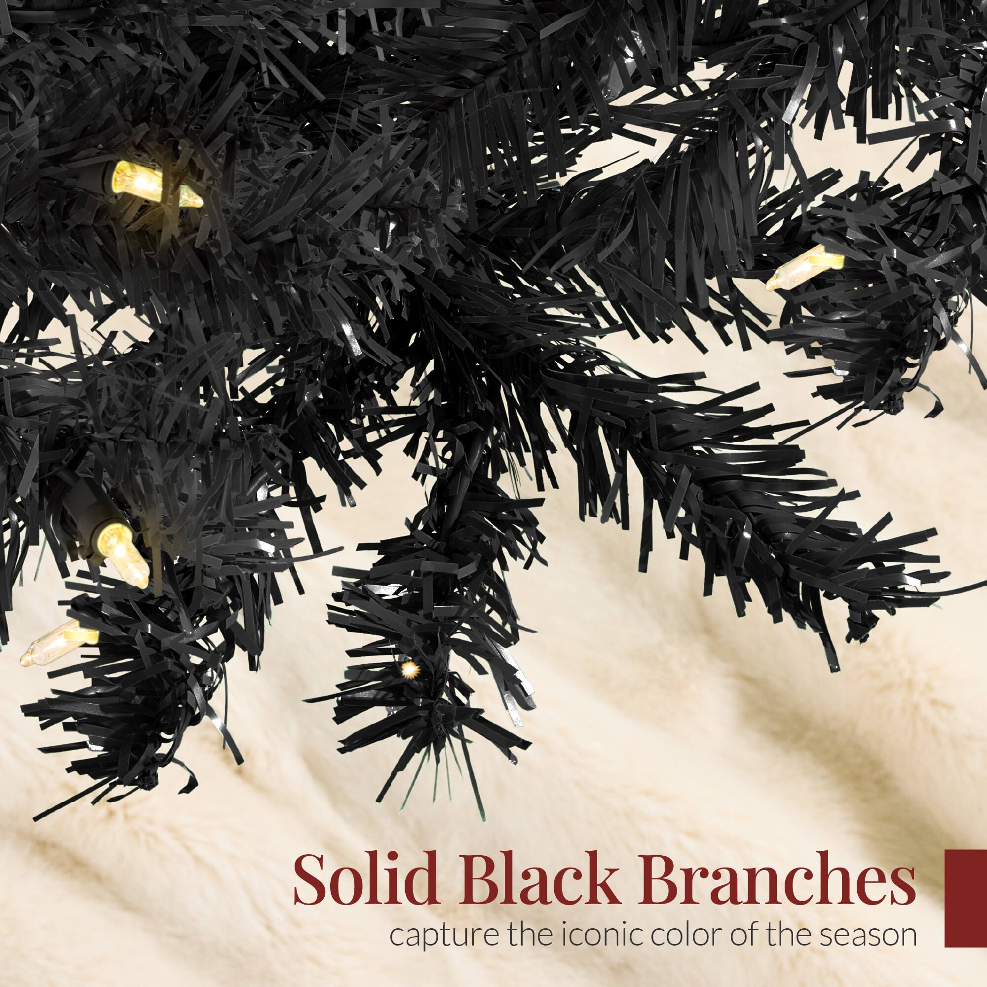 Solid Black Branches capture the iconic color of the season.