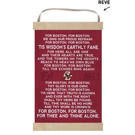 Jardine - Boston College Eagles 12'' x 20'' Fight Song Banner Sign - Maroon