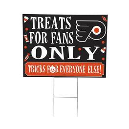 Evergreen Enterprises - Philadelphia Flyers 18" x 24" Halloween Treats Outdoor Yard Sign - Multicolor