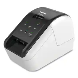 Brother - QL-810WC 5 in. x 5.7 in. x 9.2 in. 110 Labels/min Print Speed Ultra Fast Label Printer - Black/Red