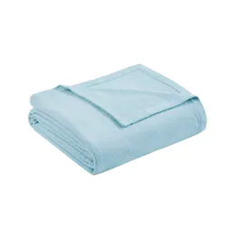 Gracie Mills - Janette Ring Spun Cotton Blanket - Blue