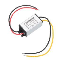 Unique Bargains - DC 24V to 12V 4A 48W Step Down Converter IP67 Waterproof for Car Truck Solar System - White