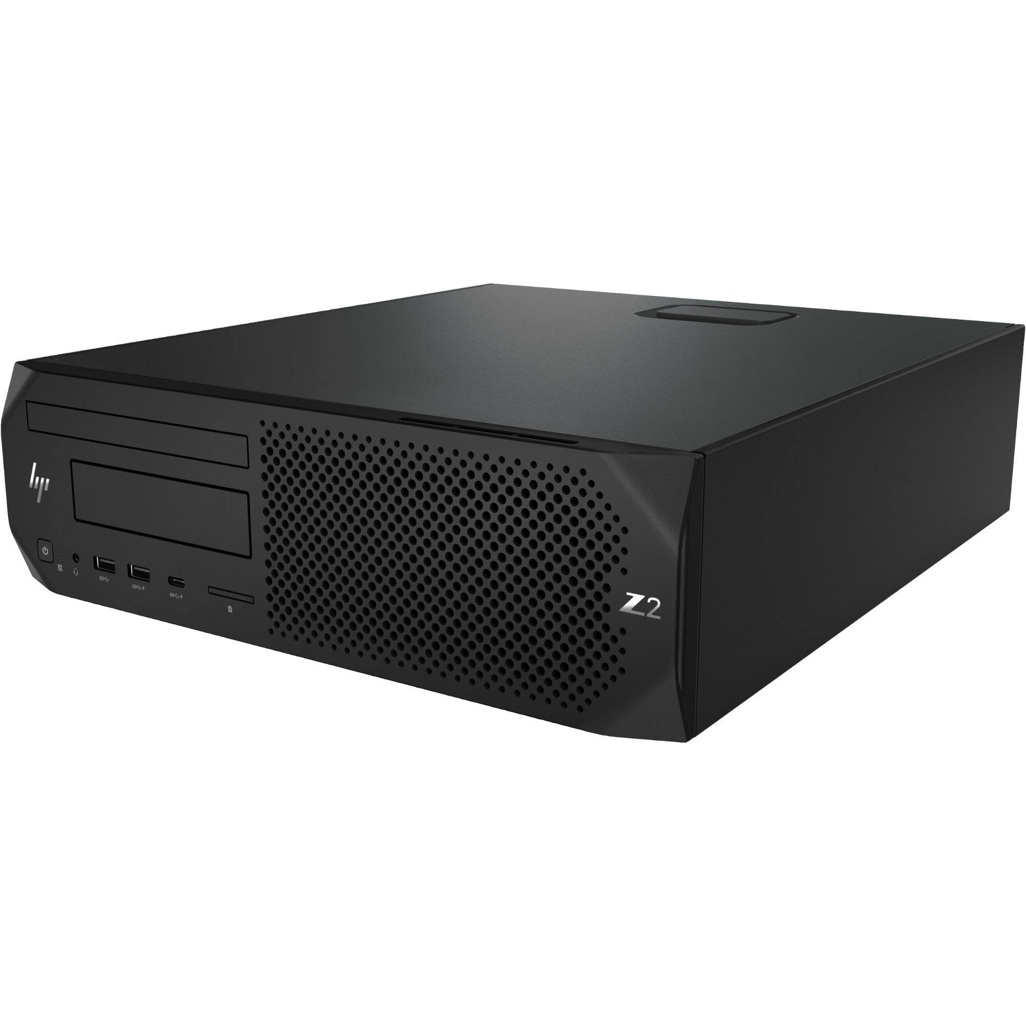 Alt View 2. HP - Z2 SFF G4 Workstation Intel Xeon E-2144G 3.6 GHz 16 GB DDR4 512 GB SSD Intel UHD P630 Windows 11 Pro Workstation Desktop - Black.
