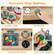 Versatile Play Options
- Stovetop for Cooking
- Rotatable Knobs
- 2 Basins for Mix Mud "Recipes"
- Sink & Faucet for Washing