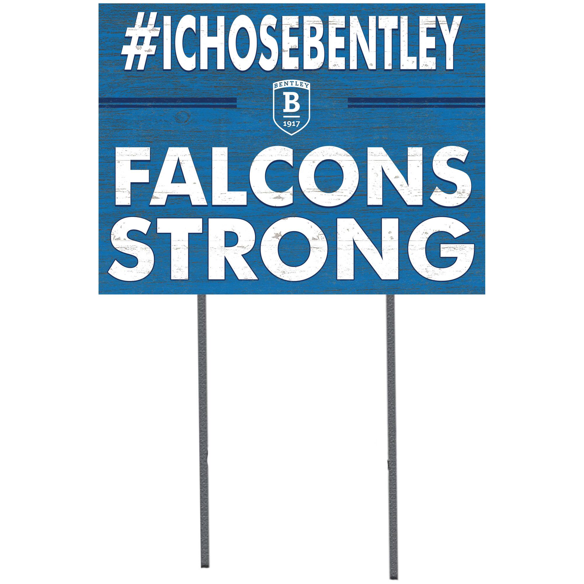 Bentley Falcons 18'' x 24'' I Chose Lawn Sign