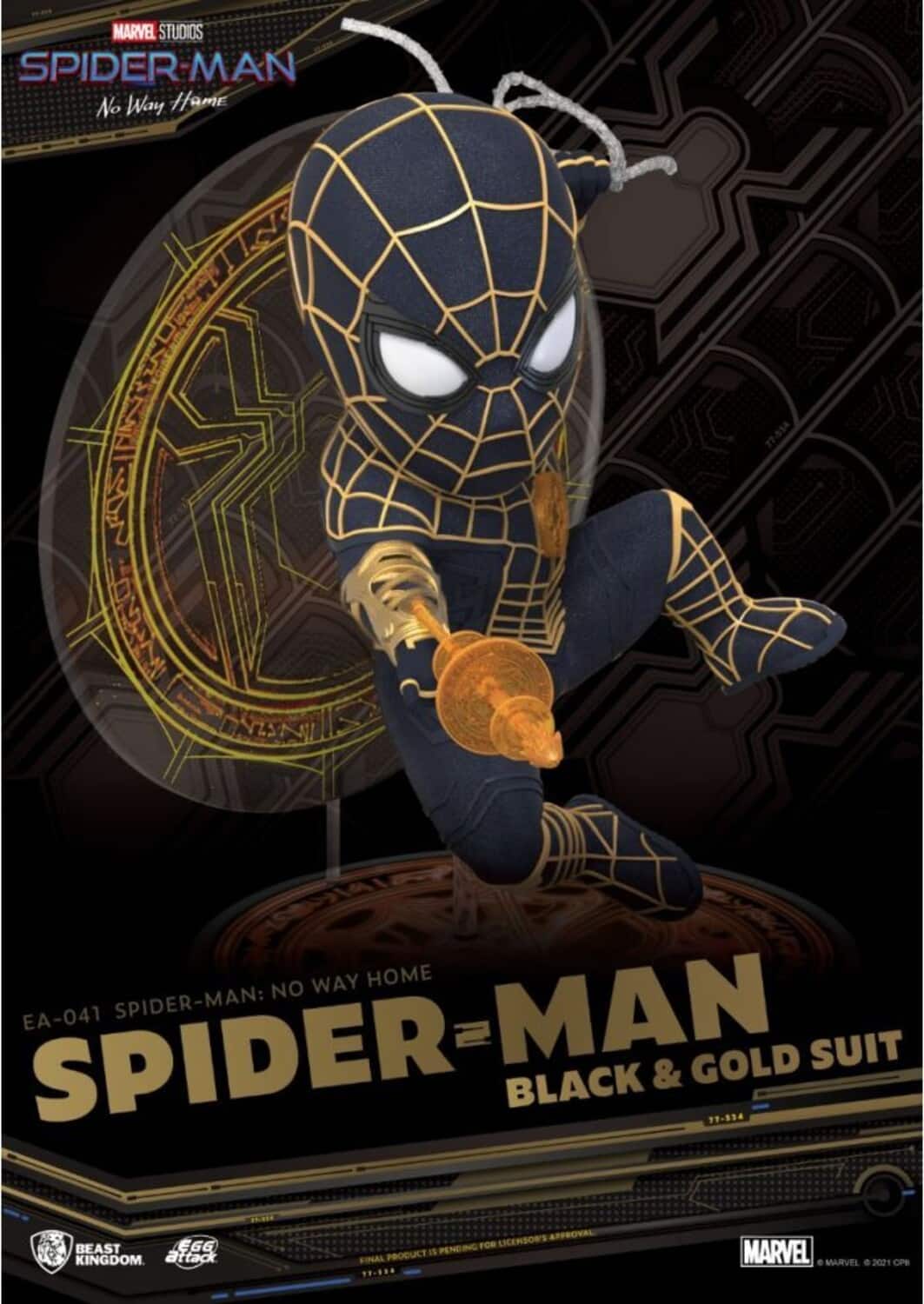 Beast Kingdom Spider Man: No Way Home Egg Attack Black