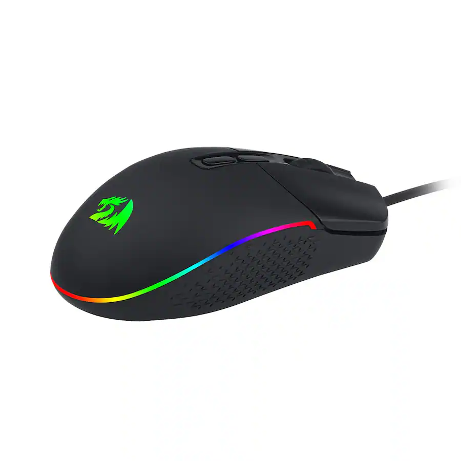 Optical Button REDRAGON M719 RGB INVADER Wired Optical Gaming Mouse, 7 Programmable ...